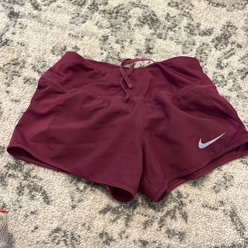 Nike Dri-Fit XS plum colored shorts